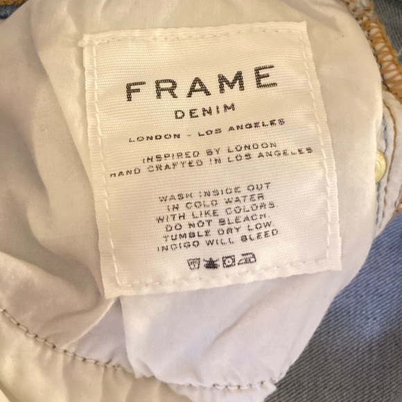 Frame Denim Jeans Le High Skinny Like New Size 24 - Picture 13 of 16